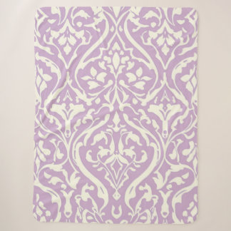 Lavendel Damask Cozy Sherpa Deken