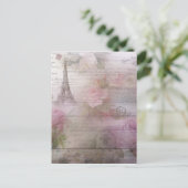Lavendel Decoupage Briefkaart (Staand voorkant)