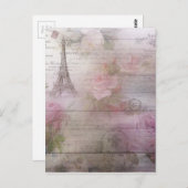 Lavendel Decoupage Briefkaart (Voorkant / Achterkant)