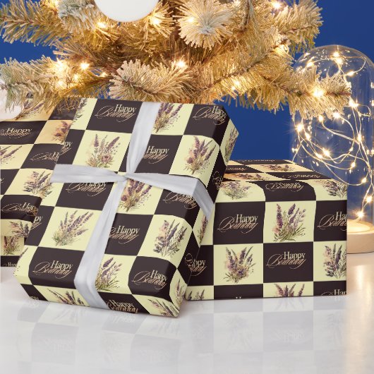 Lavendel Design Gift Wrapper Cadeaupapier (Feestdagen)
