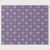 Lavendel Design Verjaardag inpakpapier (Vlak)