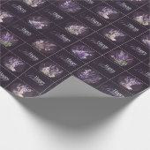 Lavendel Design Verjaardag Wrapper Cadeaupapier (Hoek)