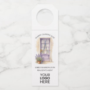 Lavendel Deur Aquarel Sluiting Makelaar Flessenhanger