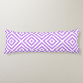 Lavendel Diamantpatroon Body Kussen