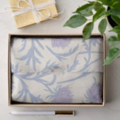 Lavendel distel bloemenpatroon tissuepapier (Geschenk)
