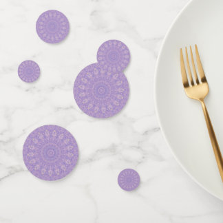 lavendel doilie confetti