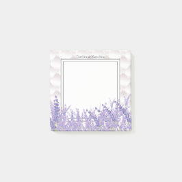 lavendel, elegant, modern, trendy, floraal, paars post-it® notes