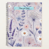 Lavendel en bloemstengels planner (Voorkant)