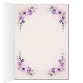 Lavendel en blush foto bruiloft (Binnen (Rechts))