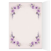 Lavendel en blush foto bruiloft (Binnen (Links))