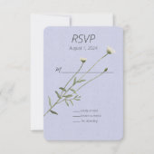 Lavendel en een enkele Daisy Response Kaart (Voorkant)