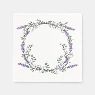Lavendel en Eucalyptus Servet