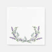 Lavendel en Eucalyptus Servetten (Voorkant)