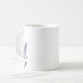 Lavendel en eucalyptus Waterverf Koffiemok (Voorkant links)