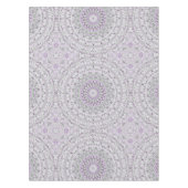 Lavendel en groene mandala patroon ontwerp tafelkleed (Voorkant)