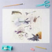 Lavendel en kant decoupage papier (Craft)