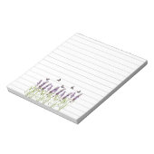 lavendel en vlinder notitieblok (Gedraaid)