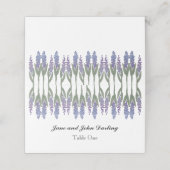 Lavendel Escort/Plaats Kaart (Buitenkant ongevouwen)