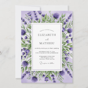 Lavendel Ethische Botanische Trouw Kaart