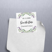 Lavendel eucalyptus bruiloft Save the Date magneet