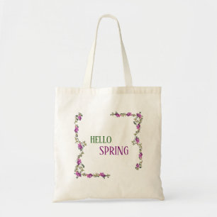 Lavendel Eucalyptus groen Canvas tas