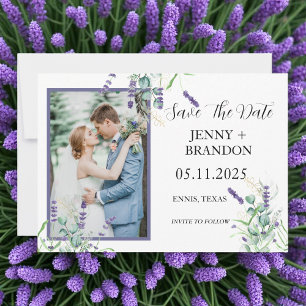 Lavendel Eucalyptus Kruiden Bloemenfoto Save The Date