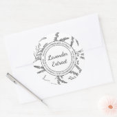 Lavendel Extract Schets Modern label (Envelop)