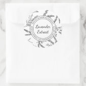 Lavendel Extract Schets Modern label (Tas)