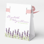 Lavendel Favor Box Bedankdoosjes (Achterkant)