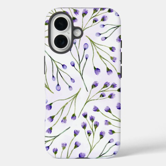 Lavendel Floral iPhone / iPad case (Achterkant)