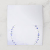 Lavendel Floral krans Waterverf bruiloft (Buitenkant ongevouwen)