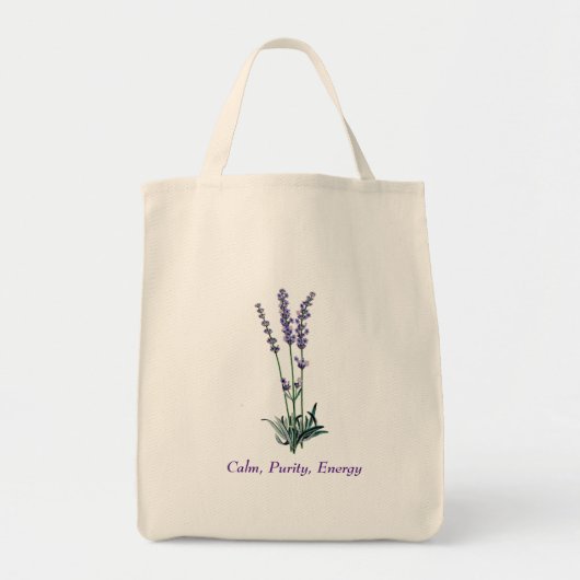  Lavendel Flower Canvas tas (Voorkant)