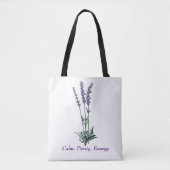  Lavendel Flower Canvas tas (Voorkant)