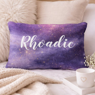 Lavendel Galaxy Naam Accent Kussen