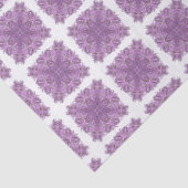 Lavendel Geometrische Gift Bag Tissuepapier (Detail)