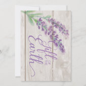 Lavendel Geschenk van de Aarde Etherische Oliën Kaart (Achterkant)