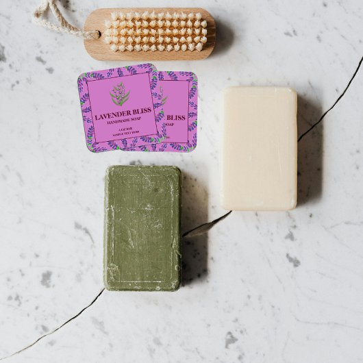 Lavendel geur zeep label Sticker