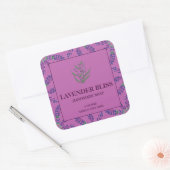 Lavendel geur zeep label Sticker (Envelop)