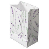 Lavendel Gift Bag - Medium Medium Cadeauzakje (Voorkant Gekanteld)