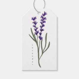 Lavendel Gift Label Cadeaulabel