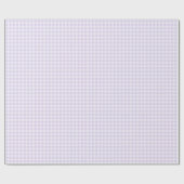 Lavendel Gingham Inpakpapier (Vlak)