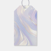 Lavendel Goud Glam Bruiloft Cadeaulabel (Achterkant)