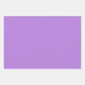 Lavendel Grijze Polka Dot Gift Wrapping Paper (Voorkant 3)