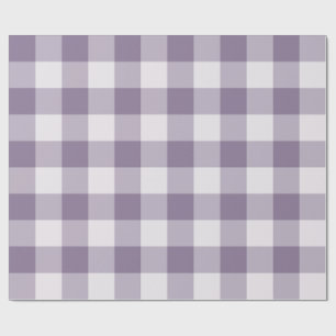 Lavendel Grote Buffalo Plaid Gingham Cadeaupapier