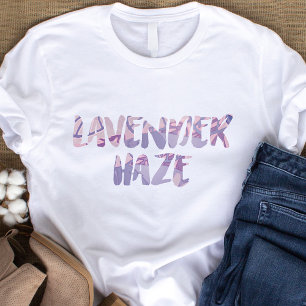 Lavendel Haze Illustratie Typografie Grafisch T-shirt