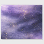 Lavendel Hemels Luxe Cadeaupapier (Vlak)