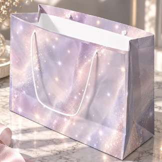 Lavendel Hemels Schitteren Elegant Groot Cadeauzakje