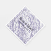 Lavendel Huwelijkspapier Quilling Madeliefjes Ontw Servet (Hoek)