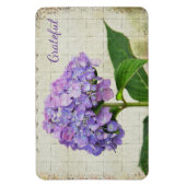 Lavendel Hydrangea Dankbaarheid Magneet (Verticaal)