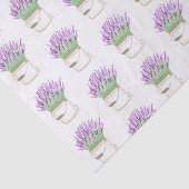 Lavendel in een emmer tissuepapier (Detail)